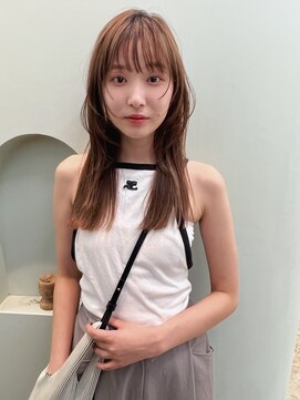 ユー セント(yew scent) ナチュラルレイヤー×ベージュ