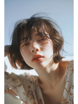 ラナ 新宿(lana) ボブウルフ/顔まわり/レイヤーカット【lana hair 新宿】