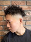 【大村指名】メンズ/スキンフェード/ツイストパーマ