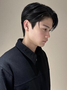 ノラ ギンザ(NORA GINZA) ダウンパーマニュアンスパーマセンターパートコンマヘア髪質改善