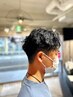 【18.19.20歳メンズ限定】カット+パーマ+ケア　￥10230→￥9800