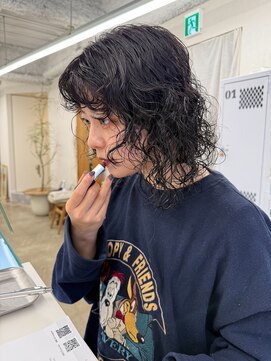 キジ(kiji) 【kiji】大人カジュアルな黒髪パーマ　＃久屋大通＃丸の内＃高岳