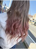 pastel pink