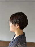 ストレートなショートスタイル