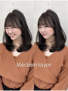 ビュー フクオカ(VIEW FUKUOKA) ふんわりミディアムレイヤー