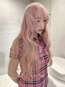 ペレ アネックス 大阪梅田茶屋町店(PELE ANNEX) くびれヘア/アプリコットオレンジ/夏のヘアアレンジ/梅田