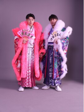 リボン 成人袴フォト