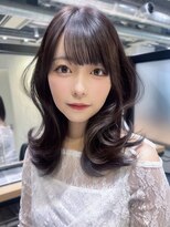 アイティーバイアルバム 下北沢店(IT by ALBUM)&nbsp;韓国ヘアロング前髪カット顔周りレイヤー_F40917