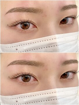 アイブロウスタイリング＋まつげパーマ