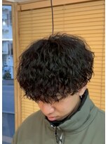 エッジ(EDGE)&nbsp;大分メンズ刈り上げマッシュツイストスパイラルパーマスタイル