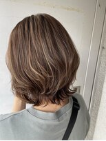 ハープット 府中けやき並木店(HearPut)&nbsp;くびれショート/ボブ/レイヤー/外ハネ/美髪/ベージュ/グレージュ