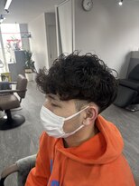 リイ(Lii)&nbsp;メンズ　ショート　スペインカール　スパイラル　メンズパーマ