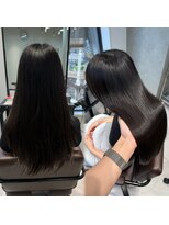 ザシェノンウメダ(THA CHAINON UMEDA) 着物ヘア/大人ガーリー/ダークアッシュ/似合わせカット/心斎橋