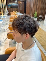 クオリス 赤塚店(QUALIS)&nbsp;春◎小顔効果パーマ×刈り上げマッシュスタイリング