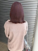 ロックス バイ マグ 松本(rocks BY MAG)&nbsp;ラベンダーピンク透明感抜群こなれ大人可愛いピンクへア
