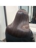 【山口指名限定】カット+ケア縮毛矯正(ブリーチ毛も可能)