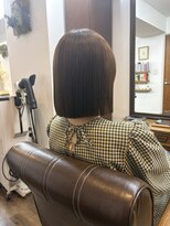 ヘアーサロン ラフリジー(Loufreasy)&nbsp;顎下3cm◎結べるぱつっとボブ
