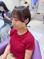 ハピネス 河原町店(Happiness)&nbsp;京都ショート　顔まわりカット　京都美容室　進詩織