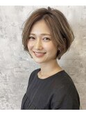 ・ふんわりショートボブ【eon】40代 50代 60代