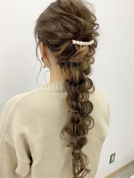 キューズ クラブ(cuz KLUB) 【cuzKLUB】編み下ろしパーティーアレンジ