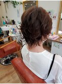 ウルフナチュラルパーマスタイル