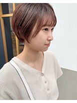 ステイシー(stay she)&nbsp;ショートボブ × オレンジベージュ