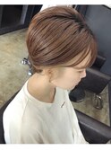 イヤリングカラー×ショートボブ
