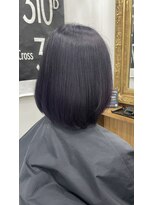 ヘアーサロン 6(hair salon) リアルなブリーチ無しブルーパープル