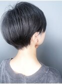 【morio池袋】20代30代40代 大人かわいい黒髪ハンサムショート