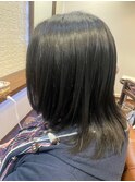 ミディアム乗り越えナチュラル縮毛矯正♪