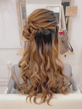 ミグ バイ クオーレ(mig by CUORE) ハーフアップ