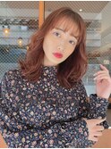 エアリーミディ/小顔ヘア/暖色系カラー★イルミナ20代30代