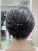 アズール 草加(azule)&nbsp;大人可愛い20代30代40代ダークブルーブラウンショートボブ[草加]