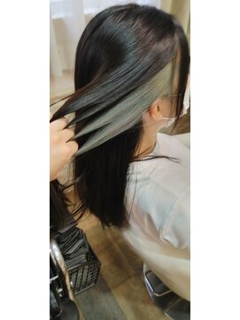 ミエル ヘア 新宿(miel hair) イヤリングカラー　【新宿】