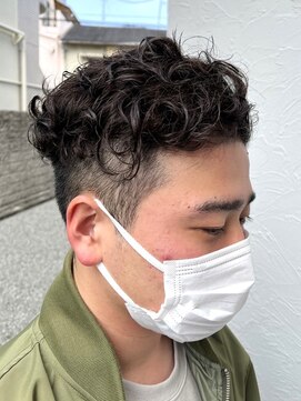 テトテ 門戸厄神店(tetote) 【tetote門厄神店】刈り上げ×パーマスタイル