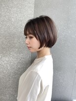 レーヴバイロンド 仙台(Reve by Lond)&nbsp;大人かわいい丸みショートボブ　美髪　ネビージュ