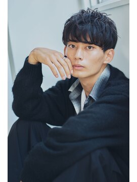 フィルムス 銀座(FILMS) men's/メンズ/ブルーブラック/フェザーパーマ/サーフカール/銀座