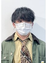 カンゴール サロン トウキョウ セントラル 原宿(KANGOL SALON TOKYO CENTRAL)&nbsp;マッシュ　波巻き　パーマ　刈り上げ　メンズ　メンズカット