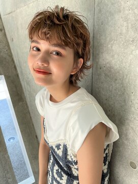 キビト(kibito) 外国人風パーマウルフ