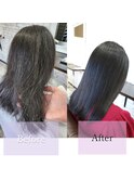 【髪質改善】エイジングヘアに特効！髪質改善ストレート