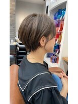 サンド 表参道(sand)&nbsp;ショートボブパーマ20代30代40代イヤリングカラー大人可愛い