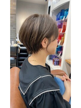 サンド 表参道(sand) ショートボブパーマ20代30代40代イヤリングカラー大人可愛い