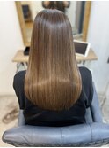 20代 30代 40代 似合わせカット美髪ロングミルクティーアッシュ