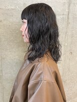 セル(CELL)&nbsp;ニュアンスパーマ　ダークグレージュ　ダメージレスパーマ