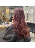 【kate 大宮】チェリーブラウン×韓国風ゆるふわ巻き