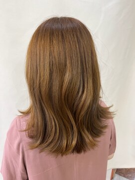 ビューティーサロン カワチ 中庄駅前店(Beauty Salon KAWACHI) やわらかいベージュカラー