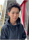 スパイキーショート メンズカット メンズサロン 眉毛 理容室