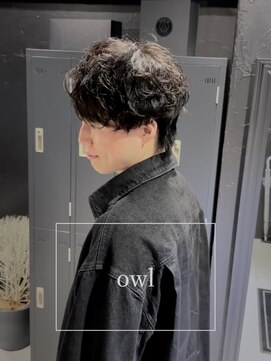 アウル 心斎橋(owl) シャドウパーマ×マッシュウルフ×スパイラルパーマ×黒髪