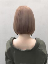 ギークス(GEEKS)&nbsp;【GEEKS渋谷】大人ボブ/ミルクティーベージュ/冬カラー/20代30代