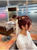 前撮りヘアセット